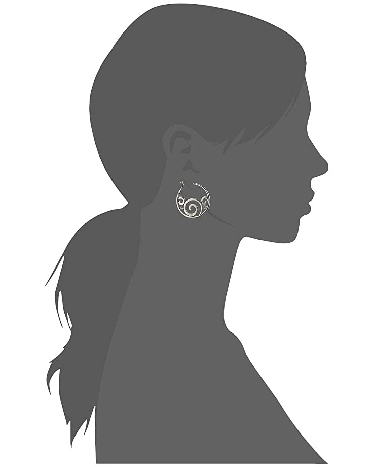 Brighton London Groove Post Hoop Earrings 3 Brighton London Groove Post Hoop Earrings - Image 3