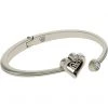 Brighton Alcazar Duet Heart Open Hinged Bangle | Bracelets