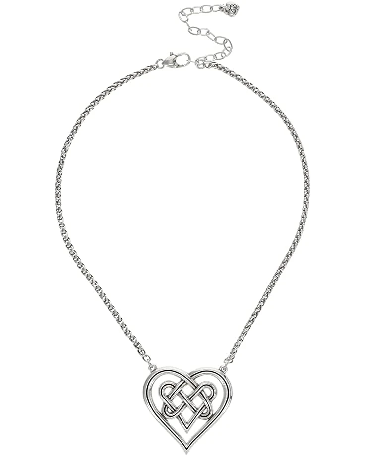 Brighton Necklaces Interlok Crossing Hearts Necklace 2 Brighton Necklaces Interlok Crossing Hearts Necklace - Image 2