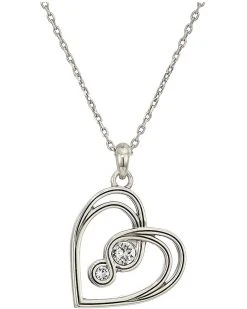 Brighton Infinity Sparkle Petite Heart Necklace | Necklaces