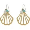 Brighton Calypso Shell French Wire Drop Earrings