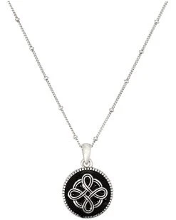 Brighton Interlok Noir Reversible Necklace | Necklaces