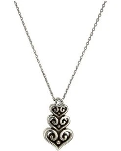Brighton Alcazar Heart Trio Short Necklace | Necklaces