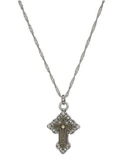 Brighton Greek Petite Cross Necklace | Necklaces