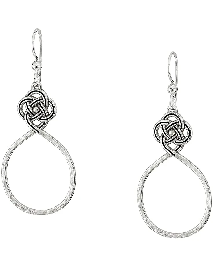 Brighton Interlok Petite Knot Circle French Wire Earrings 1 Brighton Interlok Petite Knot Circle French Wire Earrings