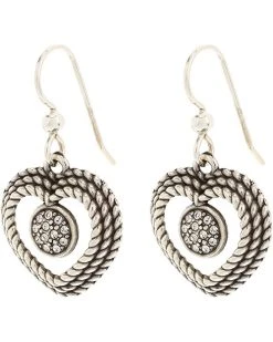 Brighton Portuguese Heart French Wire Earrings