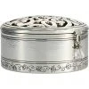 Brighton Jewelry Boxes & Cleaners Skribble Round Jewelry Trinket Box