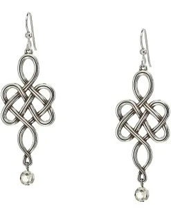Brighton Interlok Endless Knot French Wire Earrings
