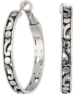 Brighton Contempo Medium Hoop Earrings