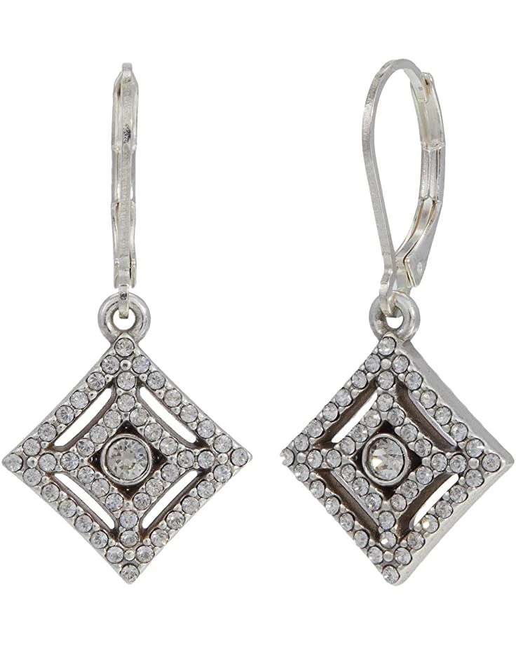 Brighton Illumina Diamond Leverback Earrings 1 Brighton Illumina Diamond Leverback Earrings