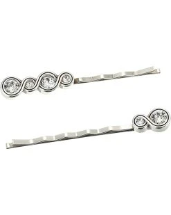 Brighton Hair Accessories Infinity Sparkle Bobby Pin Set