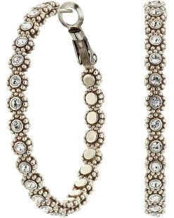 Brighton Twinkle Splendor Medium Hoop Earrings