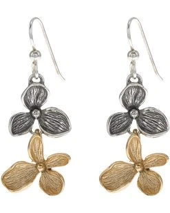 Brighton Everbloom Duo French Wire Drop Earrings