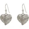 Brighton Ornate Heart French Wire Earrings