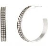 Brighton Pebble Dot Medium Hoop Earrings