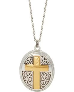 Brighton Crossroads Double Locket Necklace | Necklaces