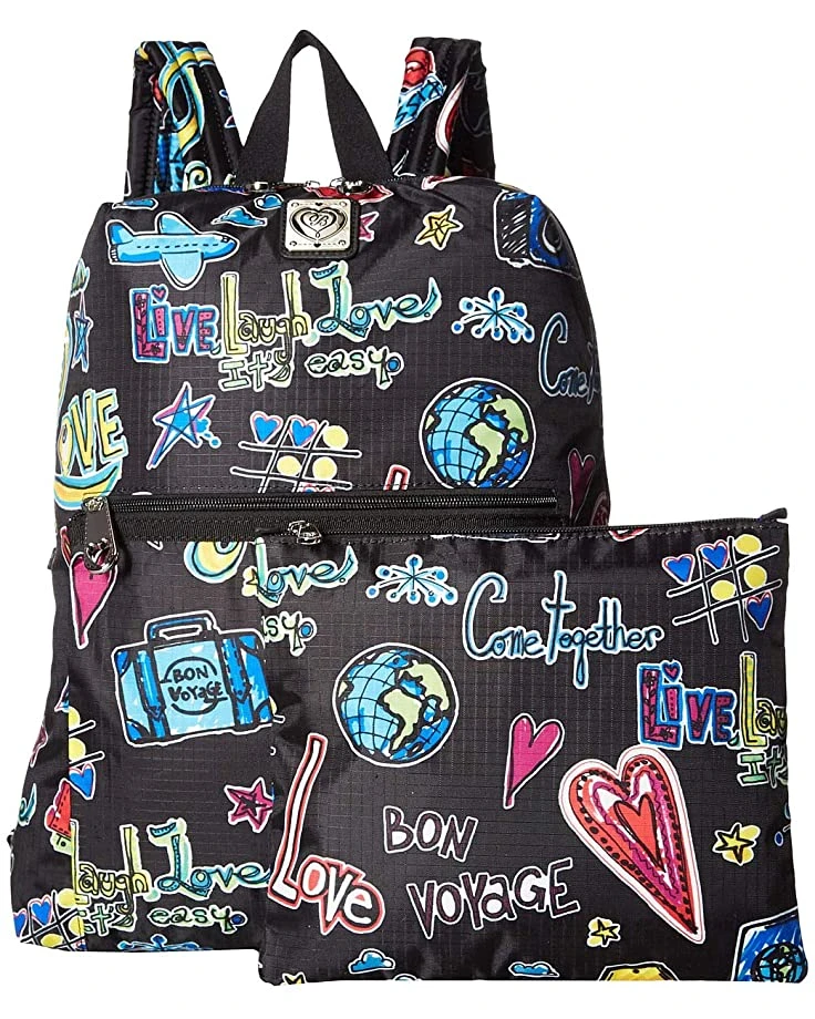 Brighton Love Scribble Happy Trails Backpack | Backpacks 4 Brighton Love Scribble Happy Trails Backpack | Backpacks - Image 4