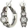Brighton Infinity Sparkle Hoop Earrings