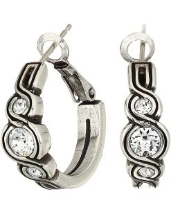 Brighton Infinity Sparkle Hoop Earrings
